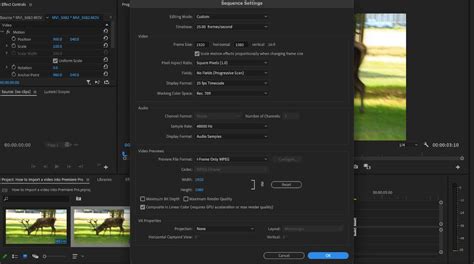 render video premiere pro|sequence presets premiere pro.
